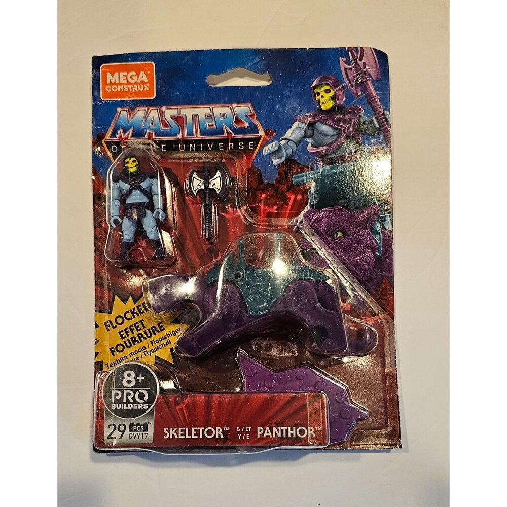 MEGA CONSTRUX Masters Of the Universe SKELETOR & PANTHOR FLOCKED‎ GVY17